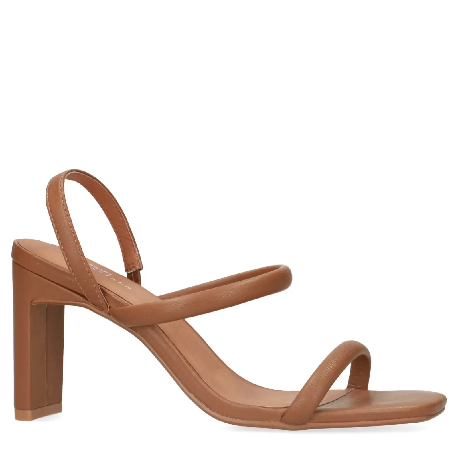 Femmes Sacha Sandales<Mules A Talon Droit - Brun