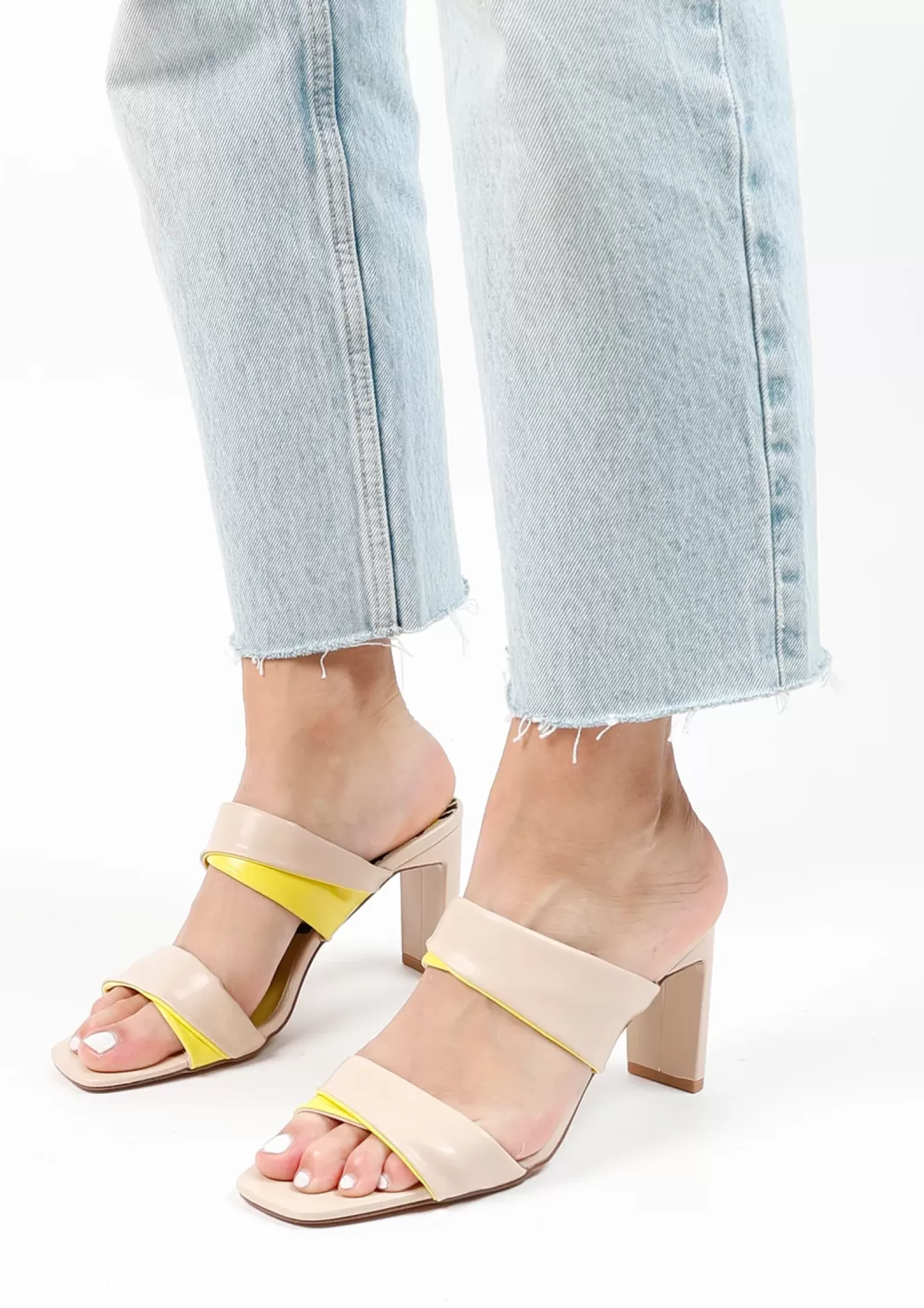 Femmes Sacha Sandales<Mules Avec Details - Beige