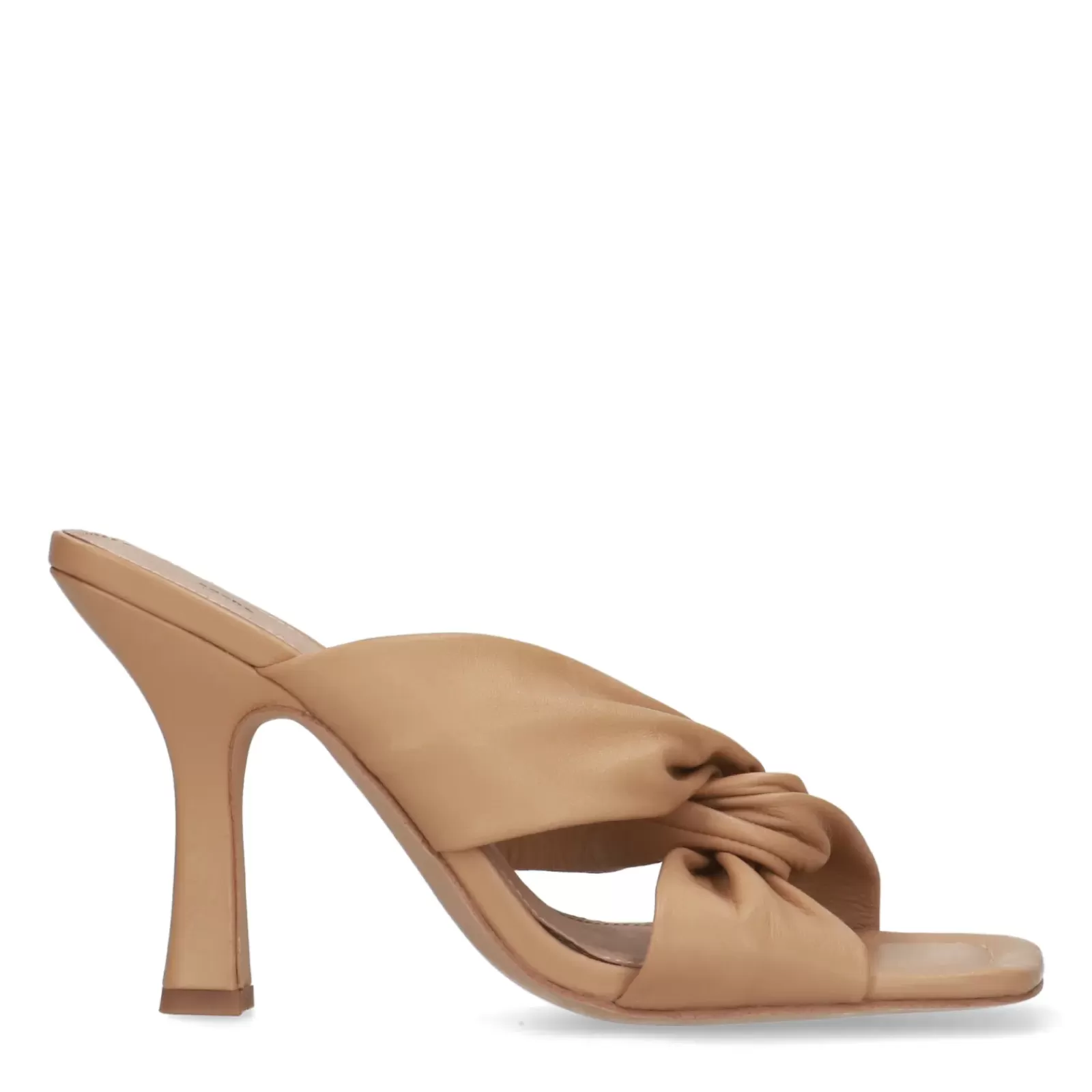 Femmes Sacha Sandales<Mules En Cuir Avec Noeud - Beige