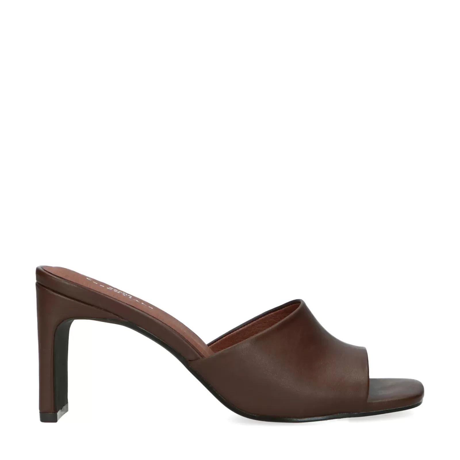 Femmes Sacha Sandales<Mules Synthetique A Talon - Marron Fonce