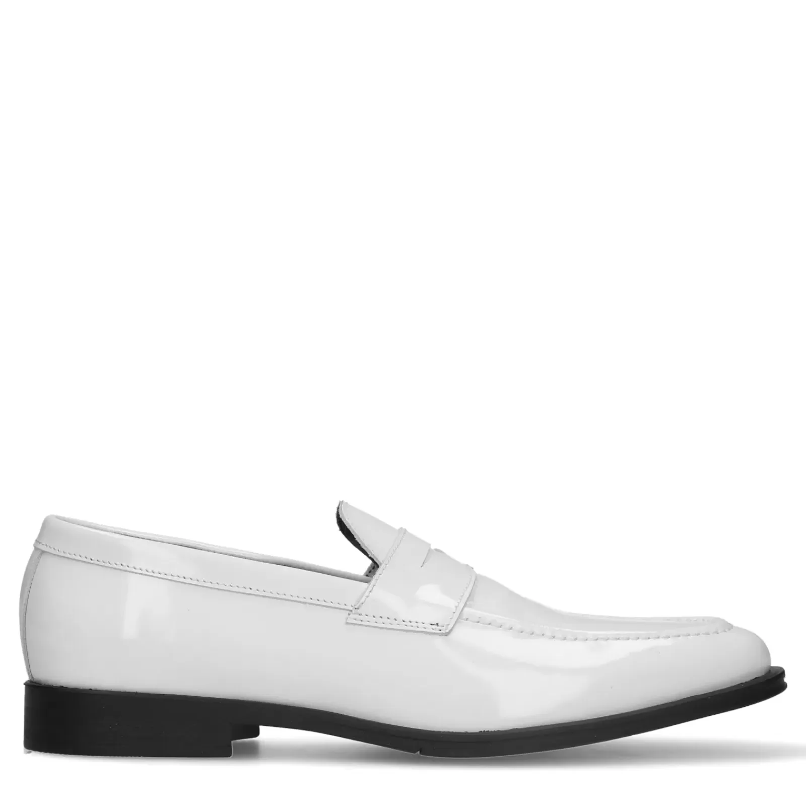 Hommes Sacha Mocassins<Penny Loafers En Cuir - Blanc