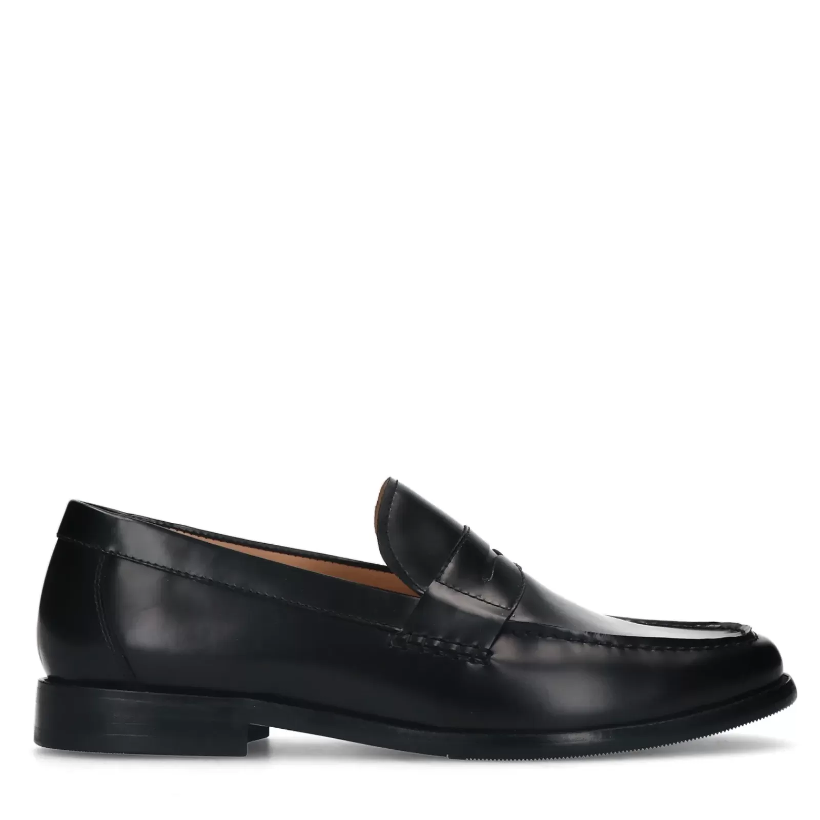 Hommes Sacha Mocassins<Penny Loafers En Cuir - Noir