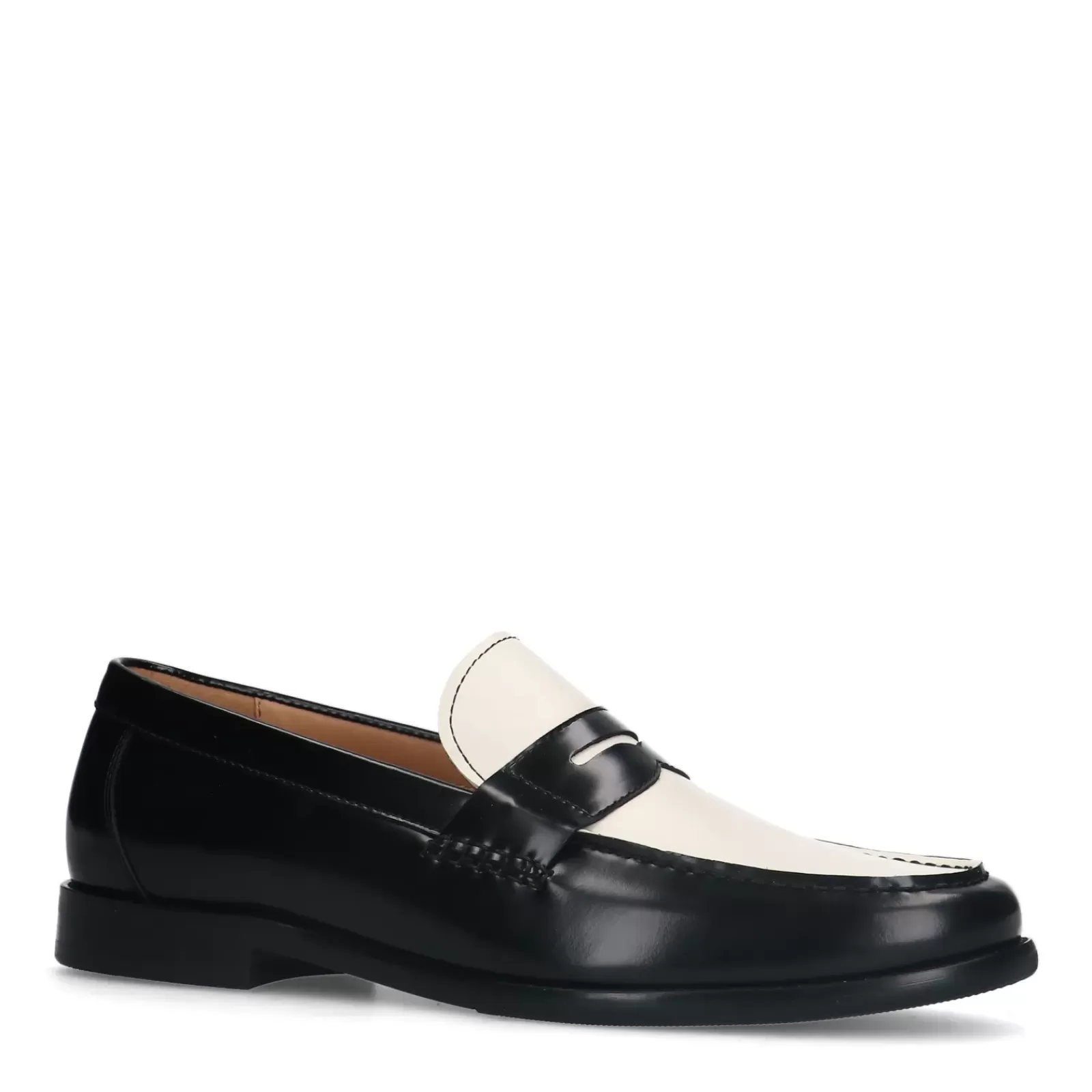 Hommes Sacha Mocassins<Penny Loafers En Cuir - Noir