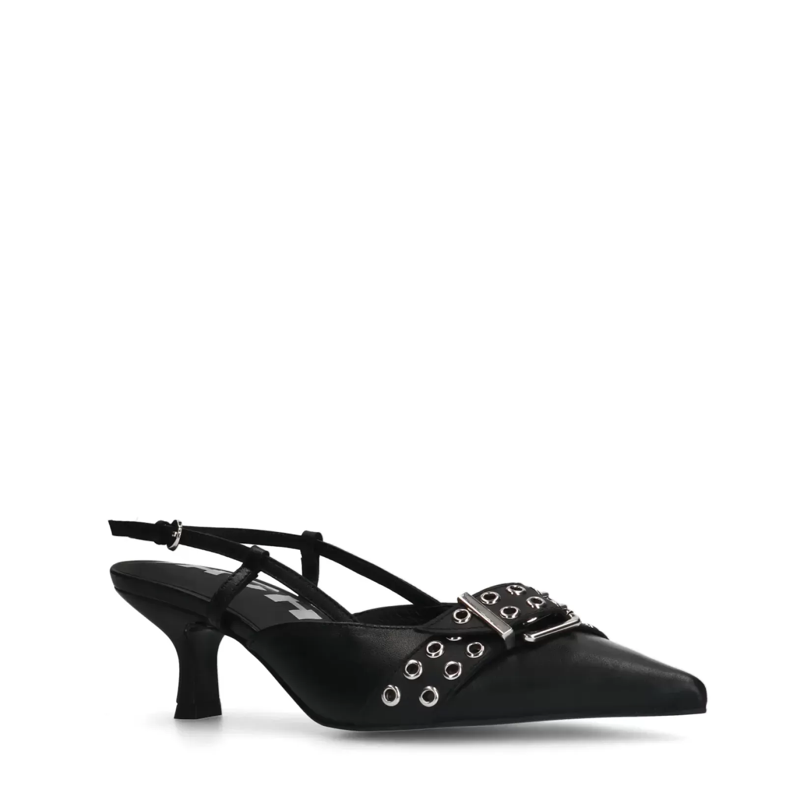 Femmes Sacha Escarpins<Pre-Commande Slingbacks A Boucle Avec Petit Talon - Noir