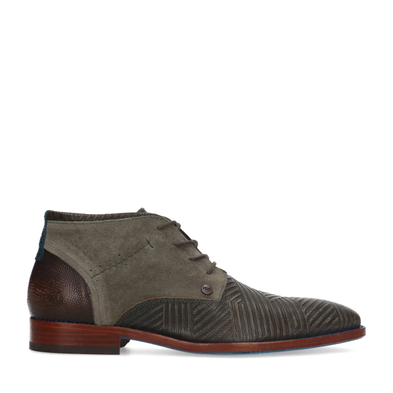 Hommes Sacha Chaussures À Lacets<Rehab Salvador Zig Zag Chaussures À Lacets - Gris