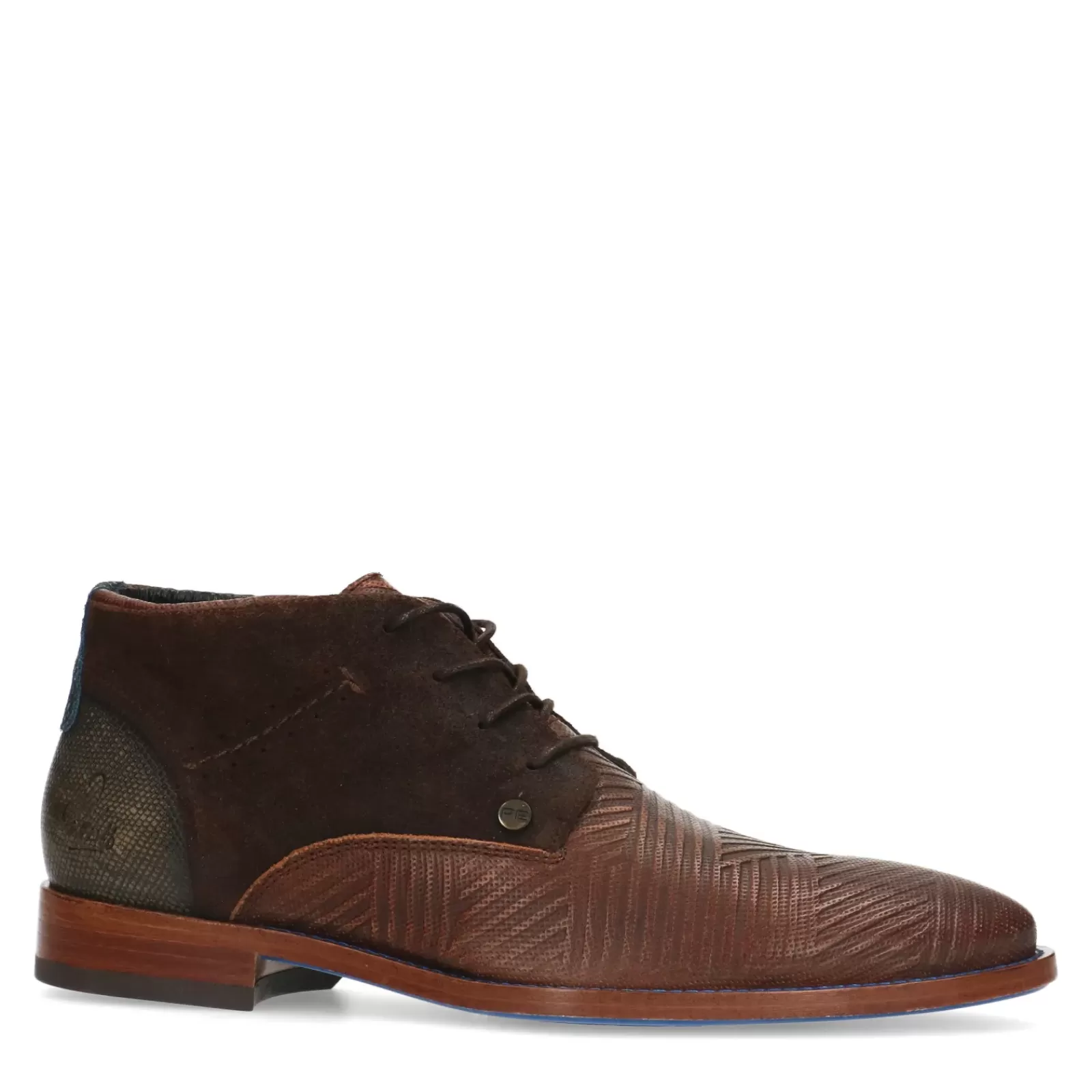 Hommes Sacha Chaussures À Lacets<Rehab Salvador Zig Zag Chaussures À Lacets - Marron