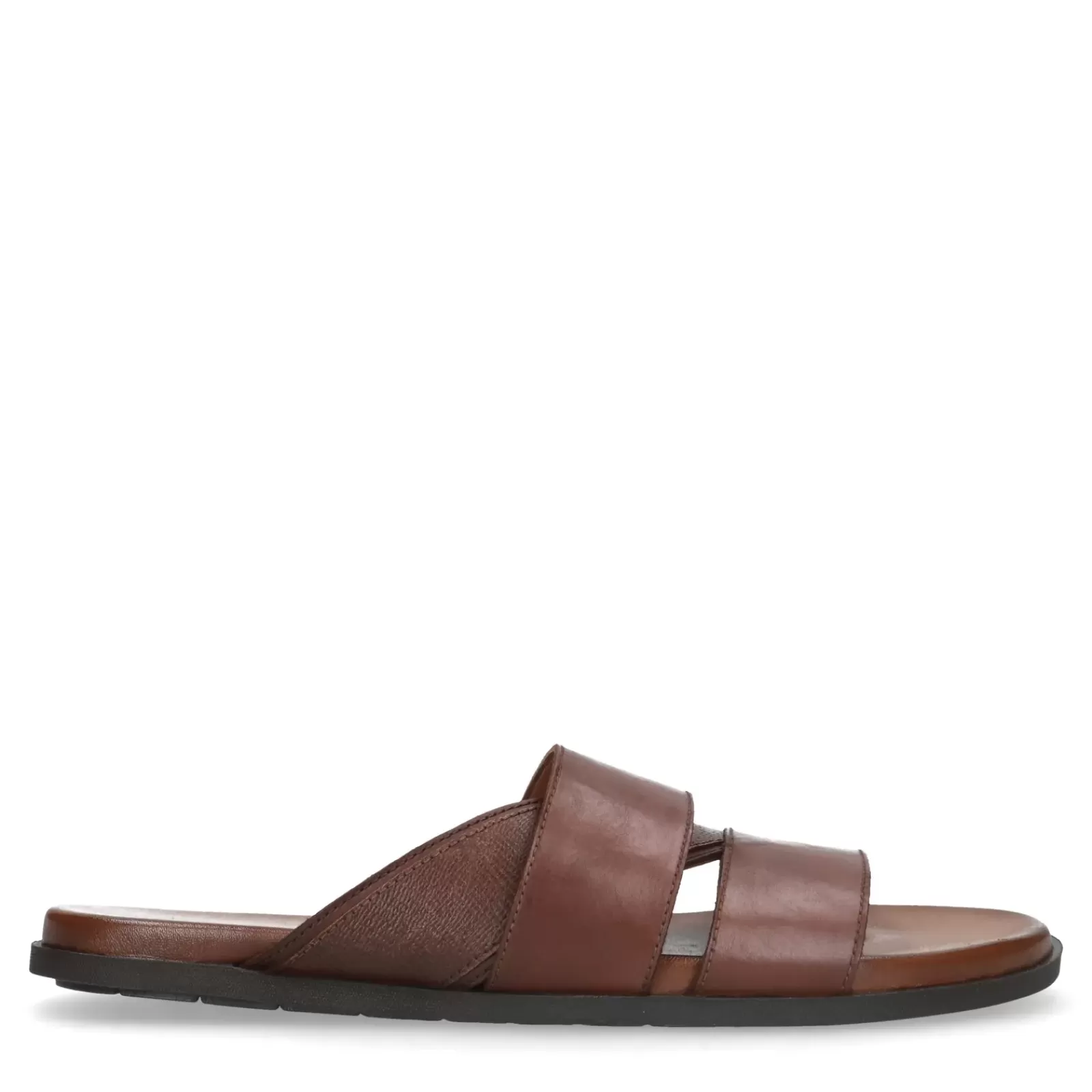 Hommes Sacha Sandales<Sandales En Cuir - Marron