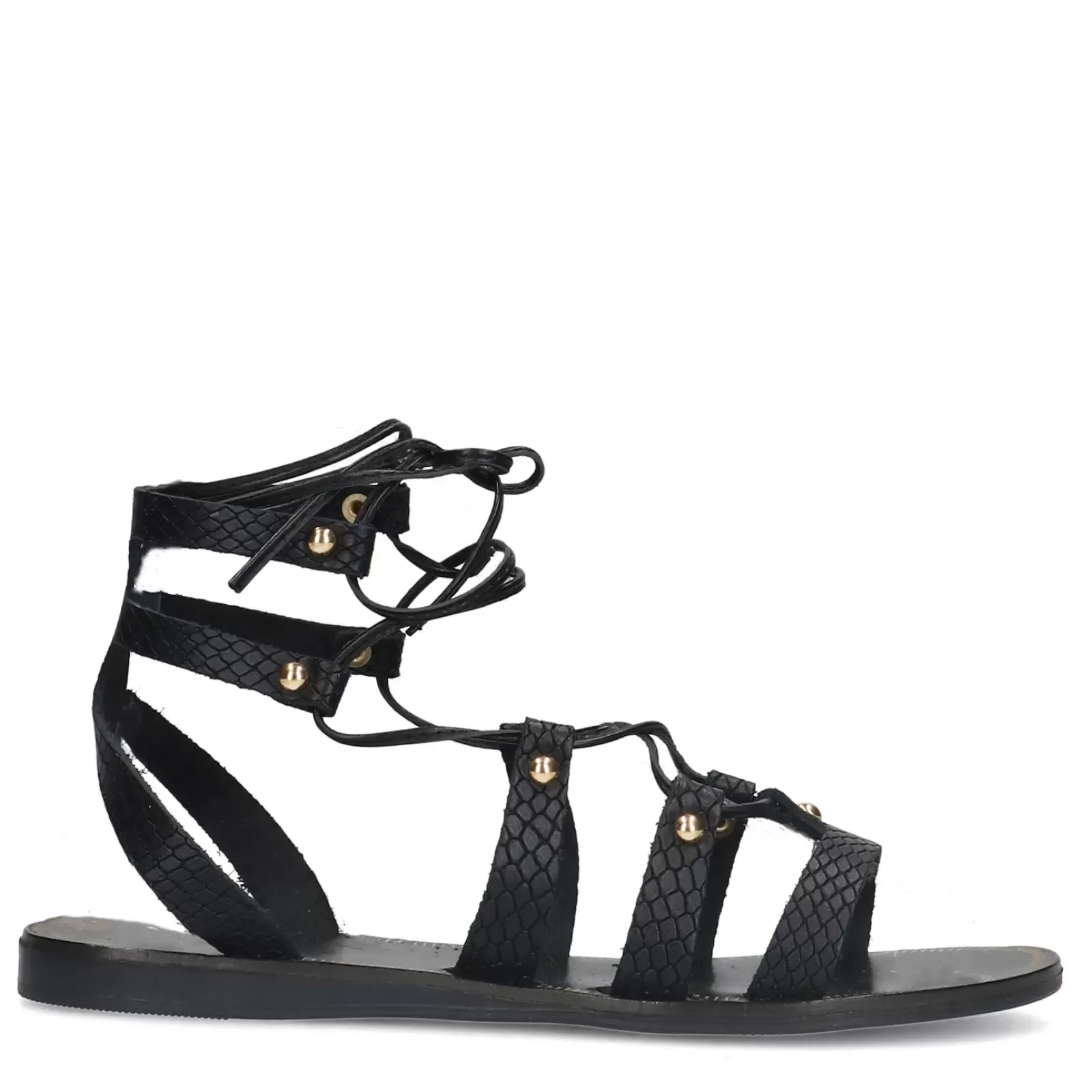 Femmes Sacha Sandales<Sandales En Cuir - Noir