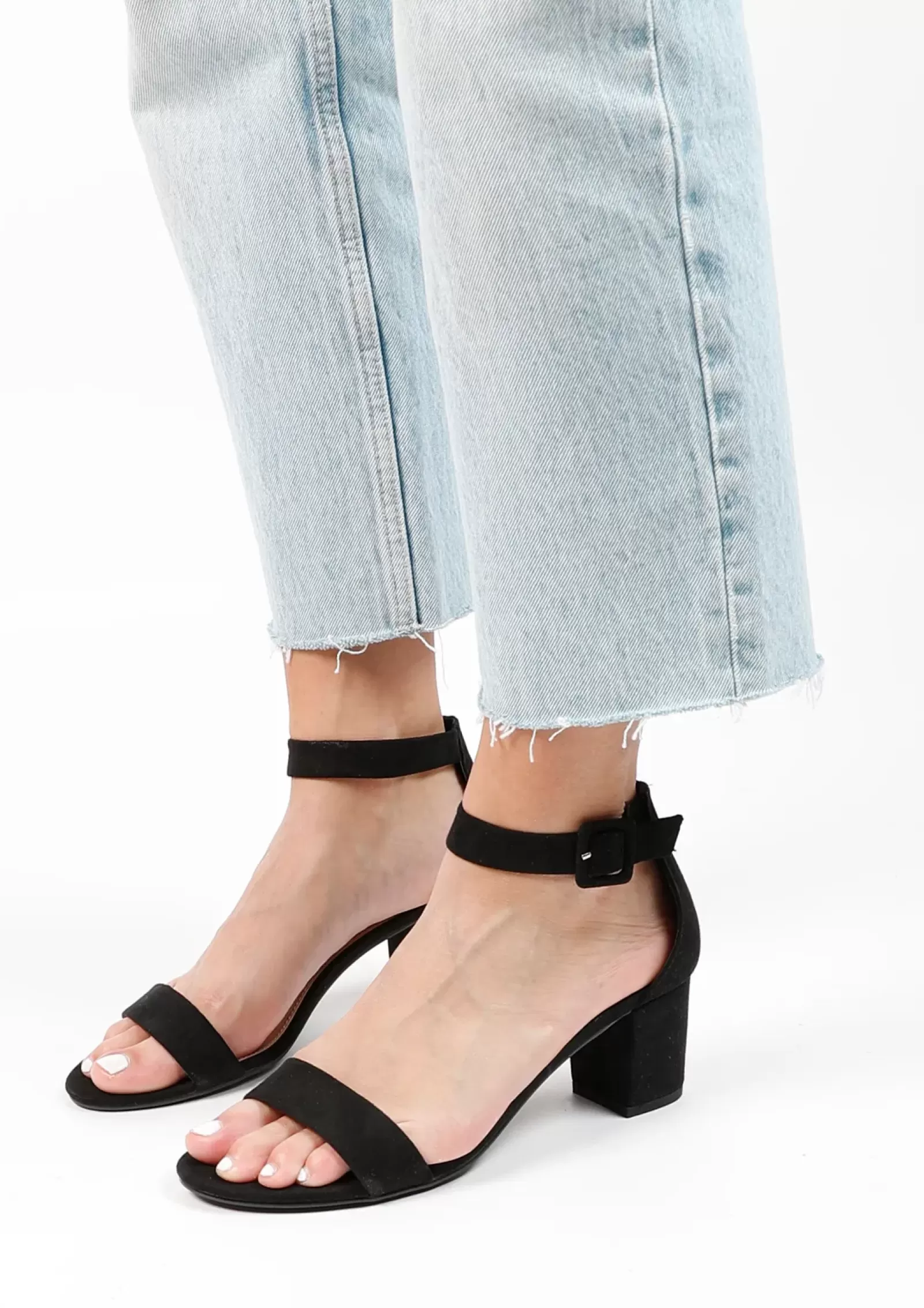 Femmes Sacha Sandales<Sandales Textile Minimalistes - Noir